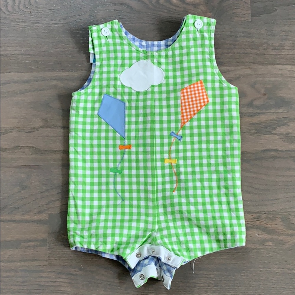 Adorable reversible 12 month Jon Jon.